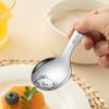 1Pieces Creative Mini Kid Soup Spoon Short Handle Dessert Spoon Cute Children's Tableware Spice Salt Scoop Outdoor Tableware
