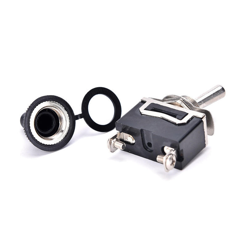 

SPST 2Pin Heavy Duty 20A 125V ON/OFF Rocker Toggle Switch & Waterproof Switch Cap чорний