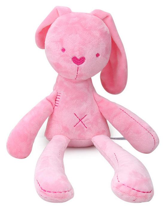 

BBSKY Long-Legged Rabbit Plush Toy: Soothing Doll for 0-3 Year Olds As Shown