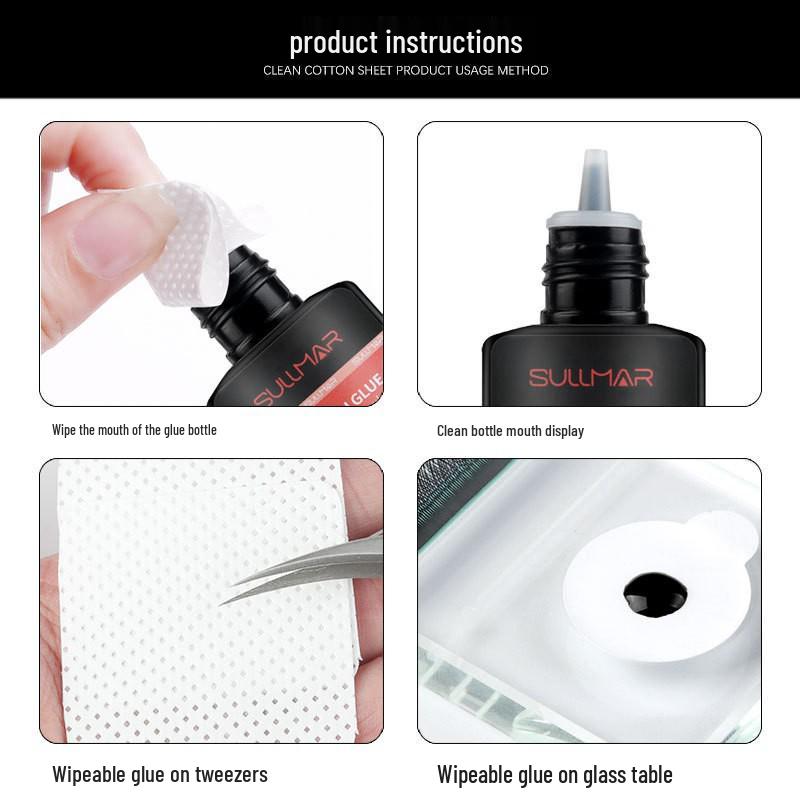 Magic Cotton Pads: Nail Art, Eyelash, and Glue Wipes for Technicians