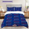 Biancheria da letto con spirito di squadra dei Buffalo Bills(1 * copripiumino + 2 * federa, senza nucleo)Copripiumino e federa Morbido e confortevole Set biancheria da letto