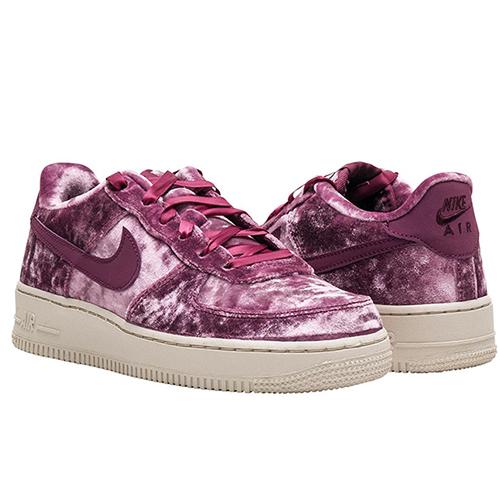 New Nike Air Force 1 Low Crushed Velvet GS 849345-601
