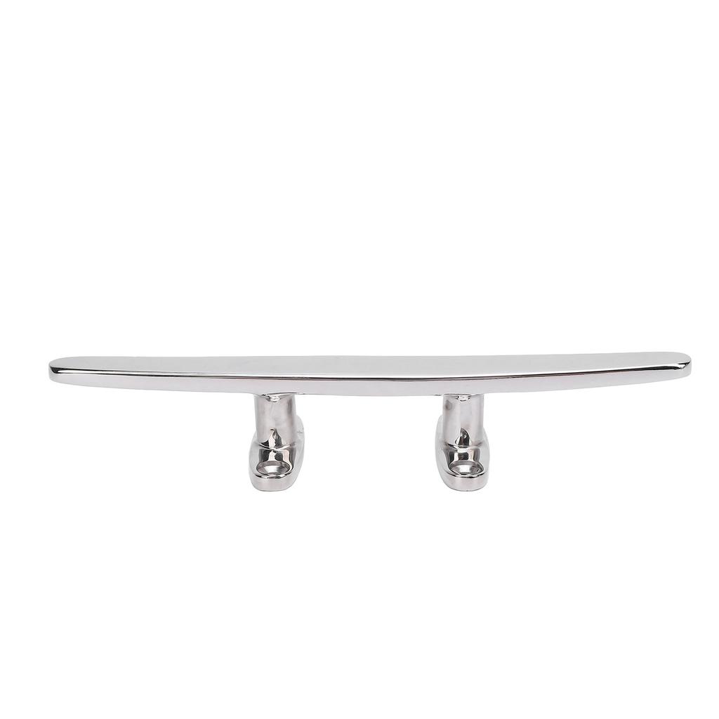 10in Dock Cleat 316 Stainless Steel Polished Heavy Duty Deck Rope Cleat for Boat Yacht Marine