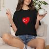 Comfort Colors® Turkish Flag Heart T-shirt | Turkey Flag Shirt, Turkey Flag T-Shirt, Turkish Pride Tee, Türkiye Tshirt