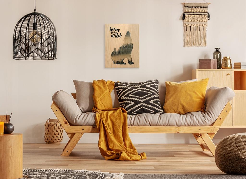 Wooden poster Picture on plywood 28x39cm SP658