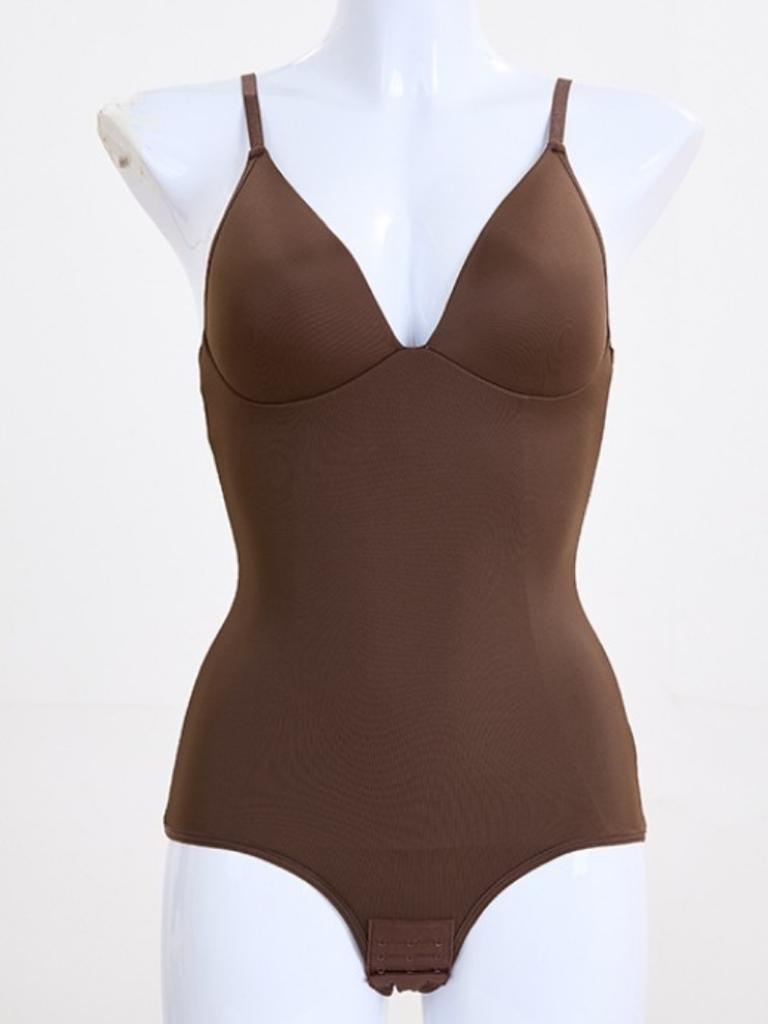 High-end Shapewear Camisole V-neck Waist and Belly Sexy Shapewear One-piece Suit