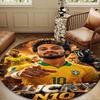 Lucky Football Neymar Journey Round mat, Anti-slip Circle Carpet Chair rug For livingroom,Bedroom, doormat home decor Gift Christmas Gifts