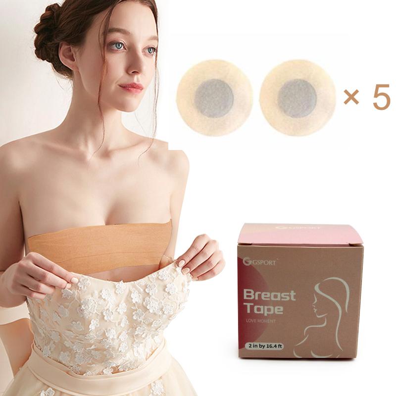 Free Samples Waterproof Boob Tape for Big Size Boob Breast Lift Bra Tape Push up Boob Tape custom size