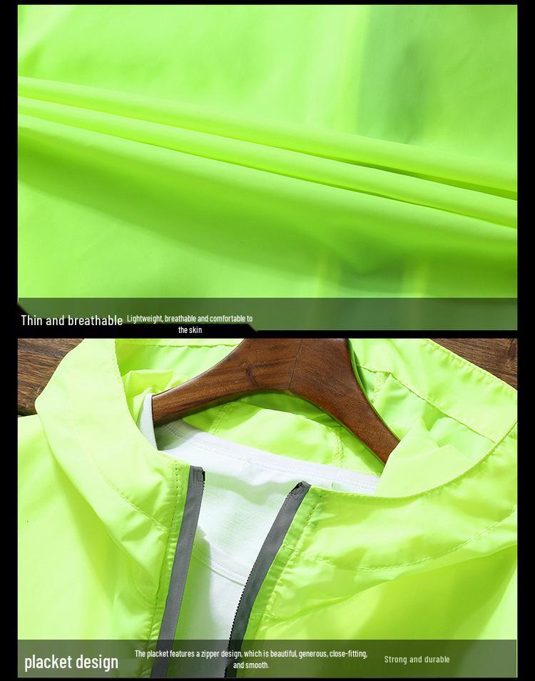 Reflective Sun Protection Windbreaker 2025: Lightweight, Quick-Dry, Breathable, Custom Logo, Men’s & Women’s Plus Sizes.