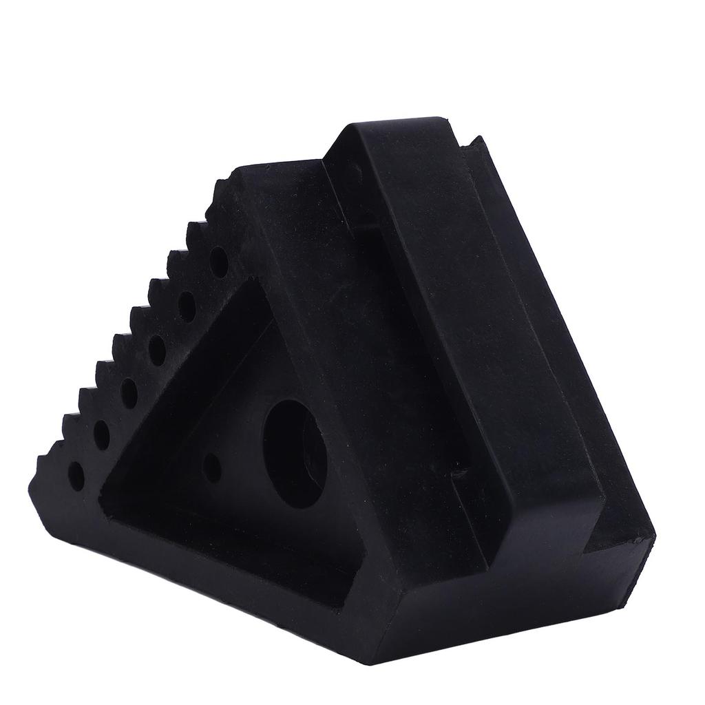 Kraftig Gummihjulkil 6.9 X 3.9 X 5.9in Väderbeständig Halkfri Bärbar Däckblock för Bil