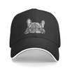 Puppy French Bulldog Frenchie Dog Washed Unisex's Baseball Cap Cycling Trucker Snapback Caps Dad Hat Golf Hats