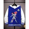 Autumn 3D Football Printed Hoodies Fashionable Casual Sports Long Sleeved Children's Boy Hooded Sweatshirts