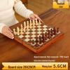 Foldable Rosewood Magnetic International Chess Set