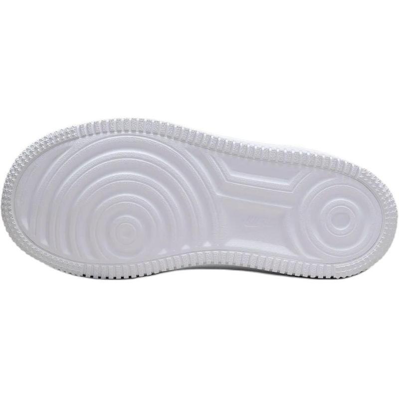 Nike Force 1 Low LV8 EasyOn Rutschfest Verschleißfest Niedrig geschnitten Kinder Skateboard Schuhe Grau/Weiß/Schwarz Kinder Sneaker FZ1010-001