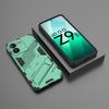 For IQOO Z9 5G Case IQOO Z9 5G Cover Shockproof TPU Armor PC Silicone Stand Holder Protective Phone Back Cover For IQOO Z9 5G