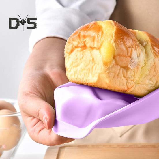 1/4Pcs Silicone Bread Loaf Pan Non-Stick Baking Pans for Homemade Bread Cakes Brownies Easy Release Toast Mold Kitchen Tool