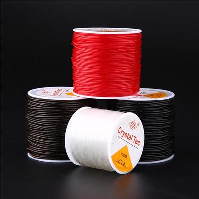 Garnet & Agate Buddha Bead Bracelet with Transparent Elastic Cord