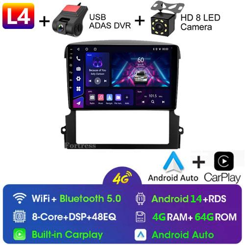 Android 13 For Kia Sorento BL 2002-2011 Car Radio Multimedia Navigation GPS CarPlay Stereo 2 Din Screen Head Unit