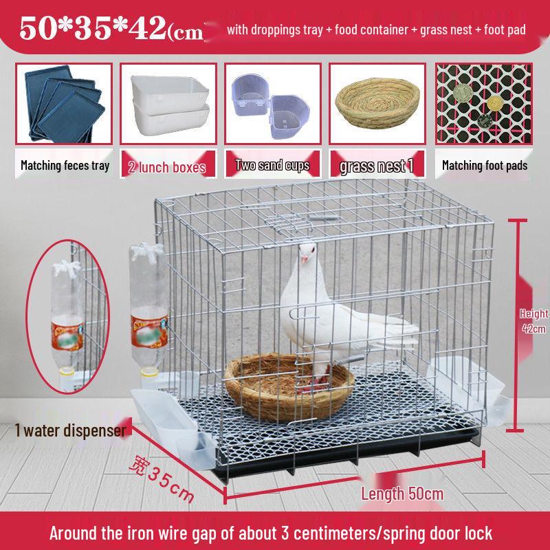Large Pigeon Cage for Breeding & Pairing with Free Shipping - Ideal for Household Use