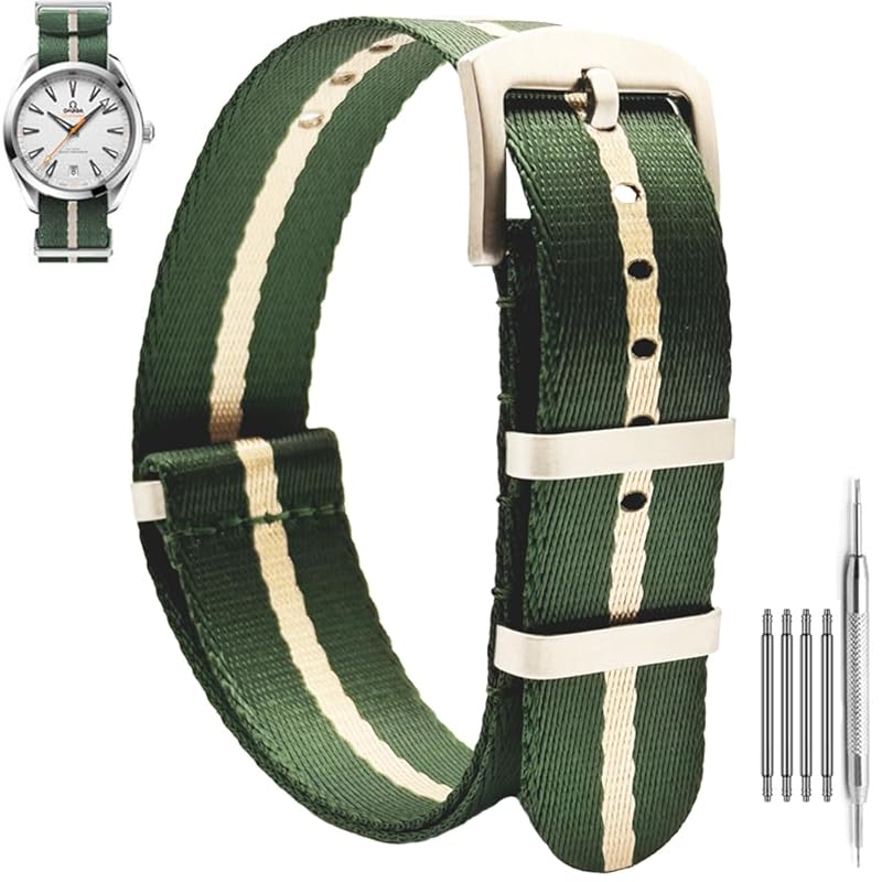 

[TICFROG] NATO type watch belt 22mm watch band nylon watch strap 22mm Ballistic nylon watch band Nylon Watch Band nylon belt replacement belt NATO