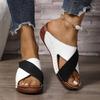 Sandali da Spiaggia Estivi 2024: Pantofole Casual da Donna Traspiranti Color Block
