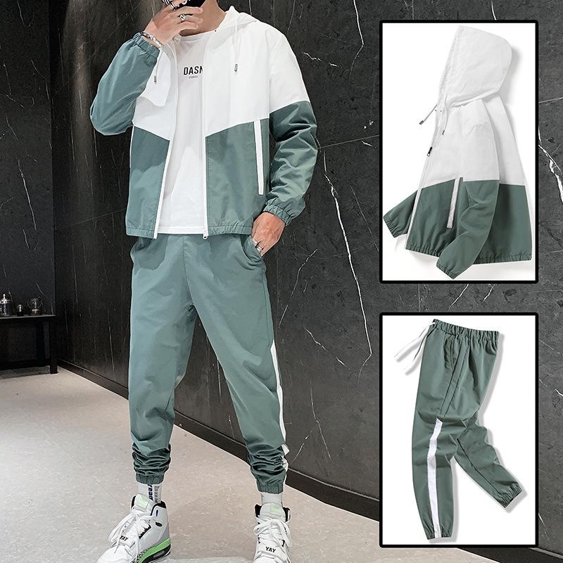 2025 Autumn/Winter Men's Trendy Casual Two-Piece Sports Suit