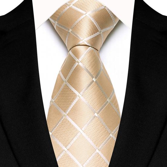 Corbata de negocios con diseño geométrico cuadrado, color liso, satén suave, corbata formal, corbata informal, accesorios para bodas y eventos callejeros