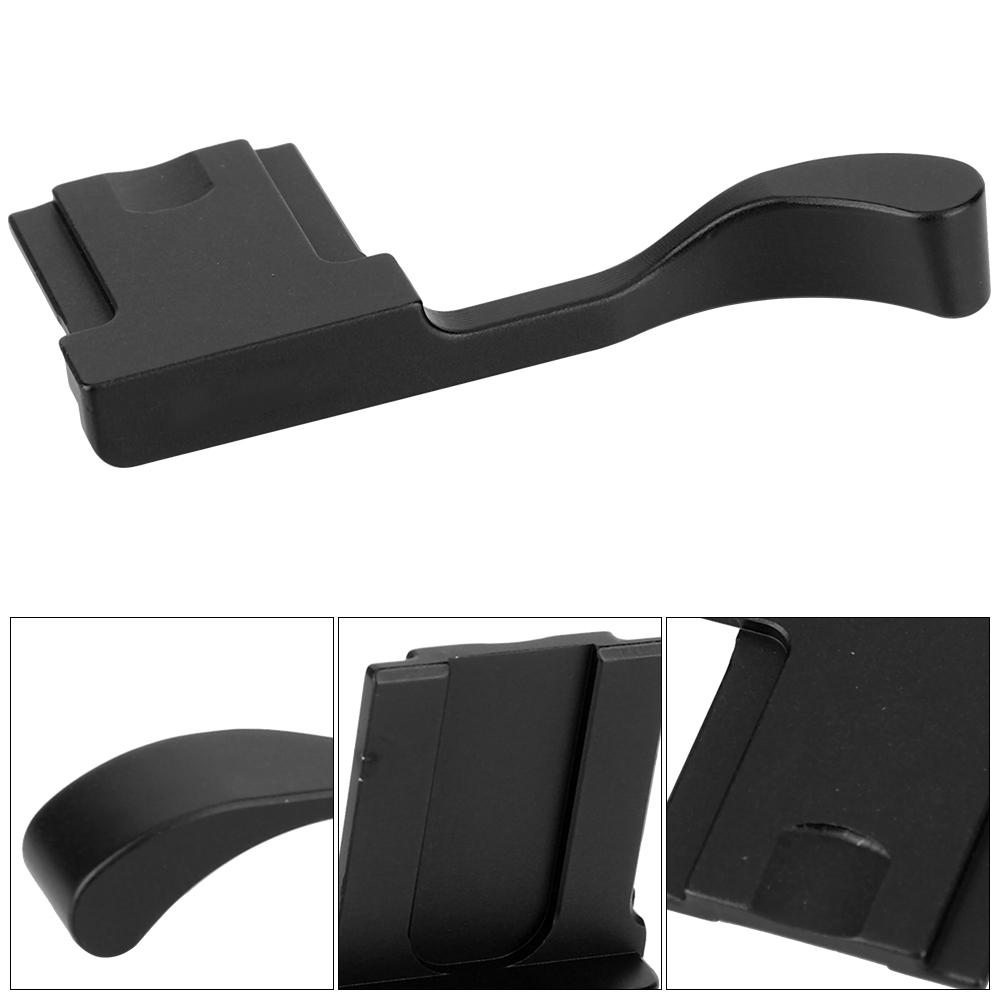 Aluminum Alloy Hot Shoe Thumb Up Hand Grip for Fuji X 100F X100T X A5 Mirrorless Camera (Black)