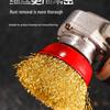 Steel Wire Wheel Cup Brush for Rust Removal and Polishing In Woodworking and Wall Grinding