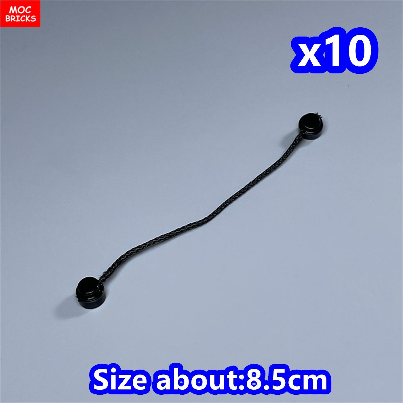 

10pc MOC Bricks Climbing String Rope 14210 63141 Chain Links 30104 4cm Figure Building Blocks Toys For Children Xmas Present