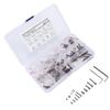 320pcs Screws Nuts Gasket Assortment Set 304 Stainless Steel M2 M3 Hex Bolts Washer Kit for Cars Trucks
