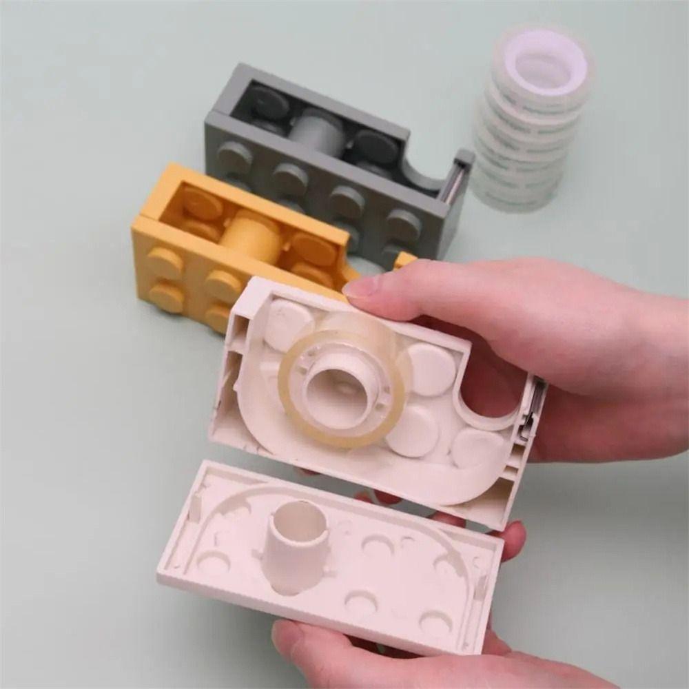 Paper Tape Adhesive Tape Holder Building Block Roller Tape Holder Tape Dispenser  Packing Tools