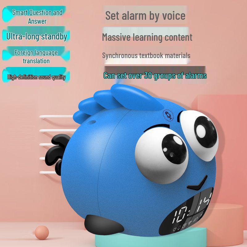 AI Smart Learning Alarm Clock with Voice Interaction - Perfect Birthday Gift for Kids