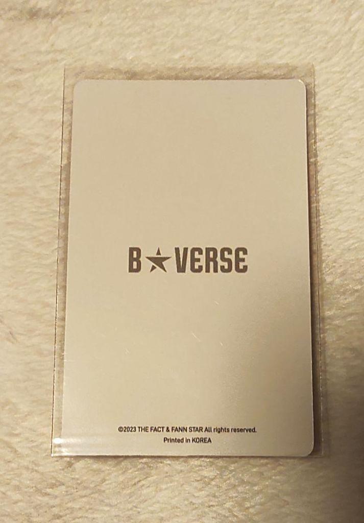 [USED] BTS BVERSE SUGA Trading Card New Design Admission Bonus Photo Card