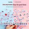 Tragbare Mini-Mahjong-Steine - Kompakt, Niedlich und Ideal für Camping, Wohnheime oder Reisen
