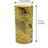Noguchi Kumataro Tea Garden Tea Large Capacity with Washi Paper Cover and Inner Golden Made in Stylish Caddy, 200g, Lid, Design, Japan,