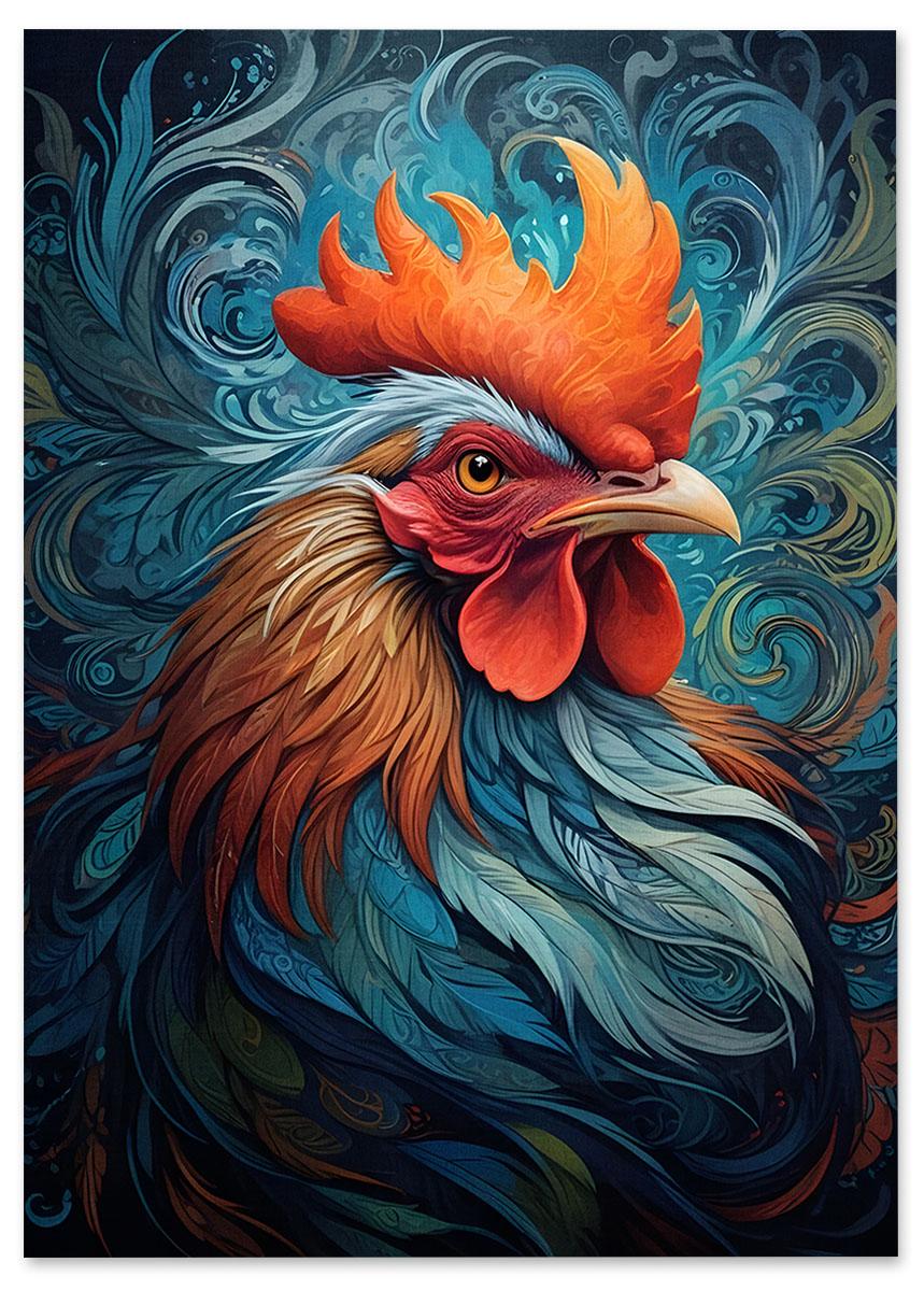 

Plakat nowoczesna kura obraz 30x40 cm