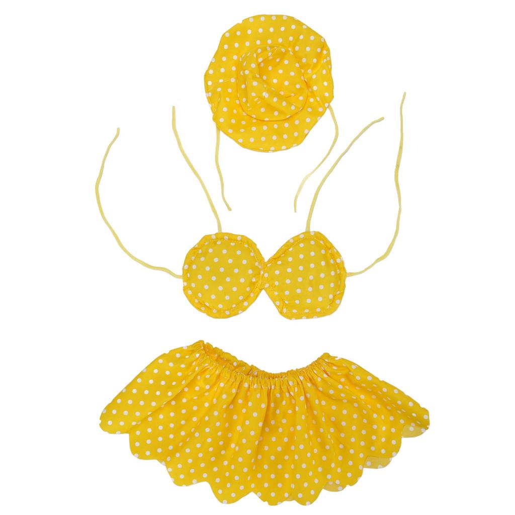 Hawaiian Goose Costume Cloth Cute Goose Outfit for 17 Inch Statue Beach Porch Lawn Patio Women"s