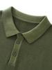 2025 Spring/Summer Andy Velvet Men's Knit Polo Minimalist Pullover Short Sleeve T-shirt