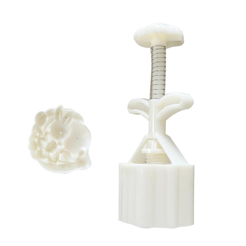 

Dessert Molds Dessert Press Flower Rabbits Shape Cake Molds Set Pastry Molds ABS Texture Dessert Tool for Baking Use 1