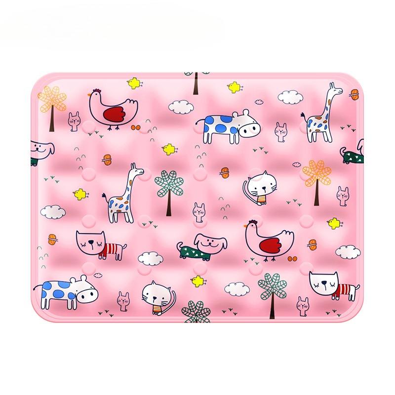 Summer Physical Cooling Pet Ice Mat Wear-resistant Waterproof Dogs Cooling Pad Reusable Puppy Kitten Sleeping Mat Pets Suppllies