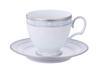Cup & Saucer (Coffee/Tea Use) 250cc Hampshire Platinum Fine Porcelain T91988/4336