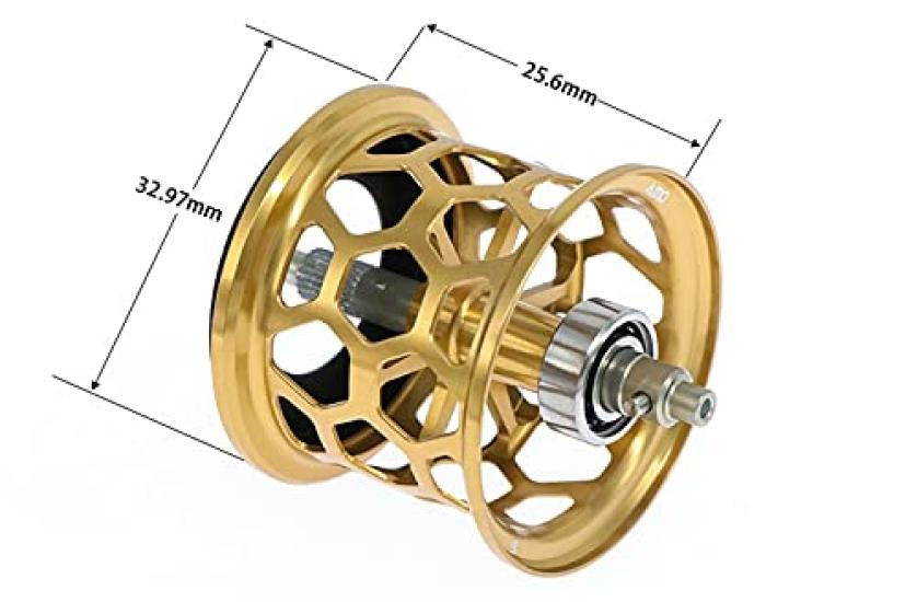 Aoarashi Lures Abu Bait Finesse Custom Shaftless Compatible with ROXANI ROXANI ROXANI and ROXANI FB8 Spool, Spool, 7/8, BF8, 7/8,