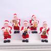 Claus Christmas Santa Toy With Music Playing Guitar Saxophone For Decor Festive
