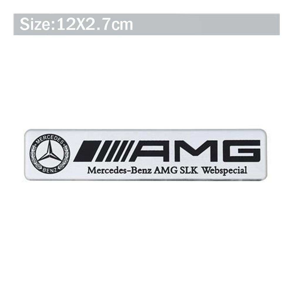 Alloy Car Styling Body Decoration Sticker keychain Accessories For Mercedes Benz AMG W203 W204 W205 W209 W210 W211 W212 W176 BF1
