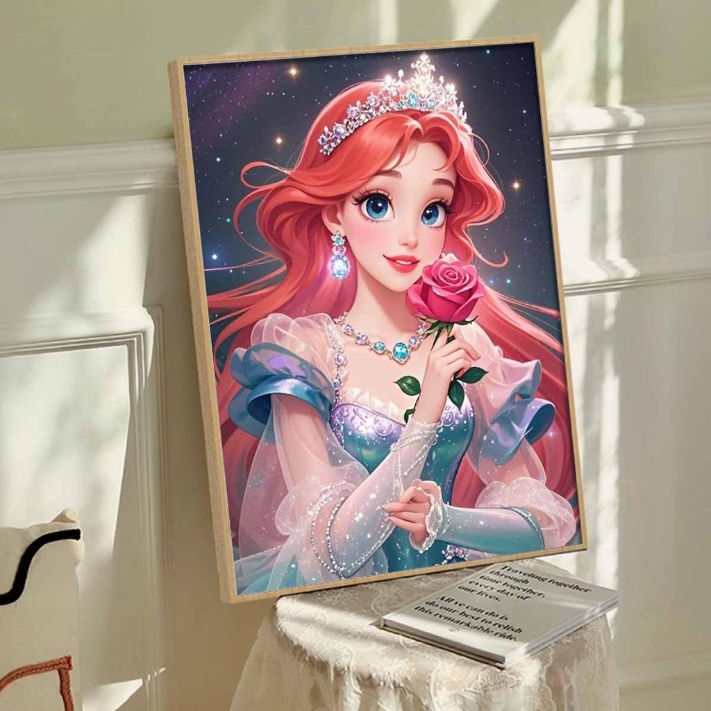 DIY Diamond Painting There Are No Mermaid Princesses or Flowers Cross Stitch Kit Mosaic Art Diamond Painting Full Circle Diamond Home Decoration