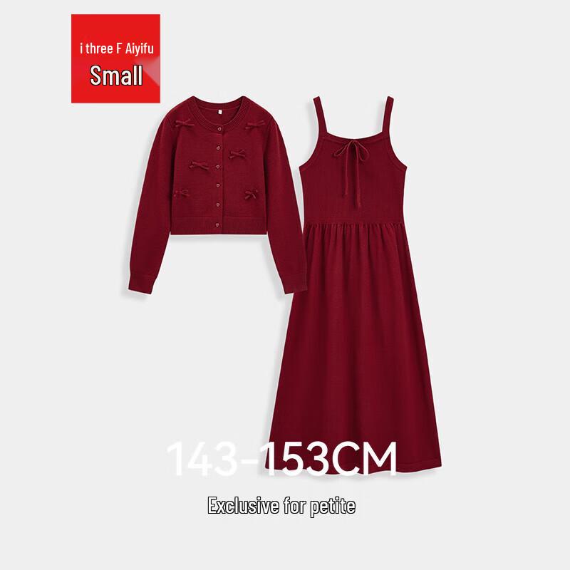 

IEF 2025 Winter Petite Elegant Dress Set XS