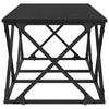 Coffee Table Black Oak Look 100 x 49 x 40 cm Wood Based Panel