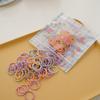100 stücke Elastische Kopf Band Kinder Haar Seil Haar Krawatten Candy Farbe Nette Handtuch Haar Ring Für Kleine Mädchen Kinder haar Zubehör