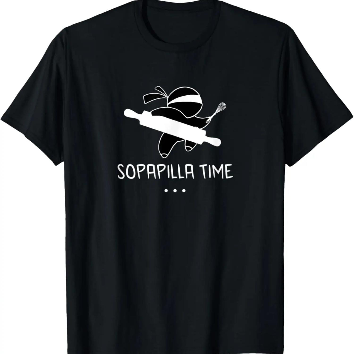 

Baking Ninja Shirt Sopapilla Time Funny Gift T-Shirt S чёрный
